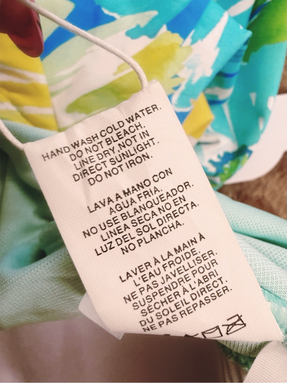 NWT Bleu Rod Beattie Tropical Floral Ruched One Piece Swimsuit, Size 10 - Picture 9 of 11